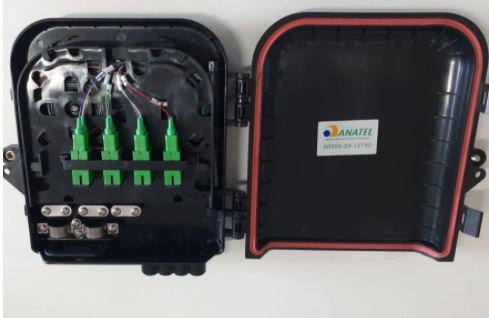 Caixa Cto 08fo C/splitter 1x8 Apc
